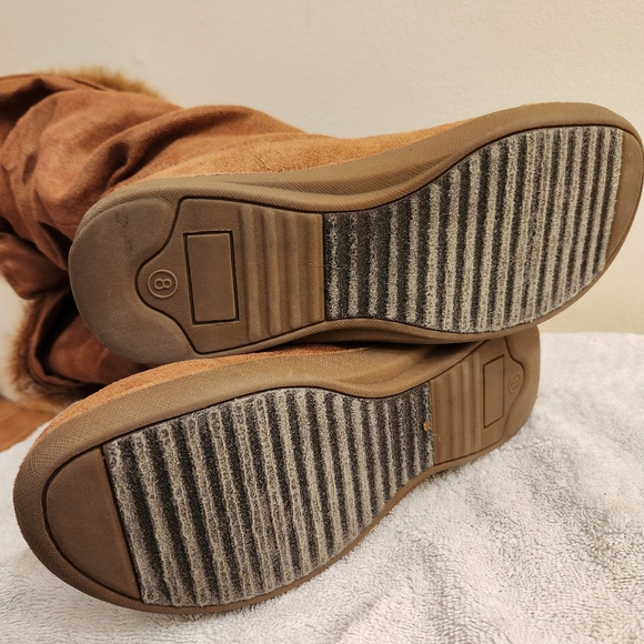 Womens New Attitude Tall Boots with faux fur size 8 - Picture 9 of 14